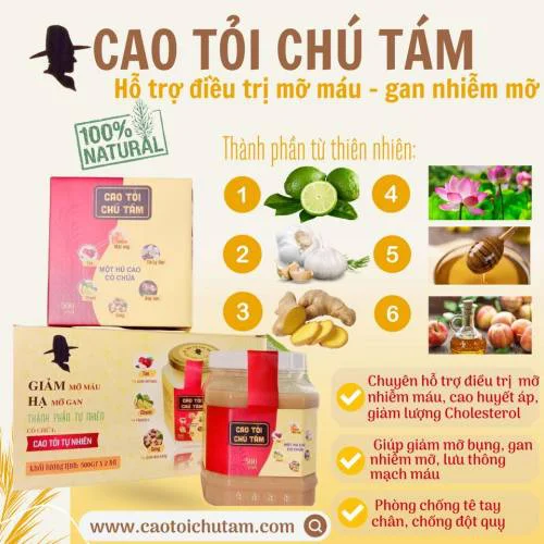 Cao Tỏi Chú Tám - Chuyên trị bệnh mở máu